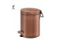 Sanco Waste Bins Χαρτοδοχείο 5 lt Soft Close (AISI 304) Χάλκινο ματ 90605-Μ26
