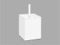 Sanco Waste Bins Χαρτοδοχείο Λευκό ματ 90653-Μ101