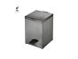 Sanco Waste Bins Χαρτοδοχείο 5lt PVD gun metal βουρτσιστό 90677-PVD-05BR