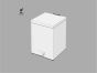 Sanco Waste Bins Χαρτοδοχείο 5lt Λευκό ματ 90677-Μ101