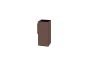 Sanco Bathroom Set Ποτηροθήκη Wenge ανάγλυφο 91153-Α75