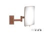 Sanco Cosmetic mirrors Μεγεθυντικός καθρέπτης x3 (Διπλό βραχίονα) Χάλκινο ματ MR-301-Μ26
