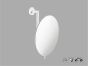 Sanco Cosmetic mirrors Μεγεθυντικός καθρέπτης x5 Λευκό ματ MR-764-Μ101