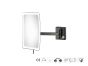 Sanco LED Cosmetic mirrors Μεγεθυντικός καθρέπτης x3 με LED PVD gun metal γυαλιστερό MRLED-305-PVD-05PL