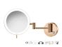 Sanco LED Cosmetic mirrors Μεγεθυντικός καθρέπτης x3 με LED PVD θερμό μπρονζέ γυαλιστερό MRLED-701-PVD-01PL