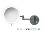 Sanco LED Cosmetic mirrors Μεγεθυντικός καθρέπτης x3 με LED Ανθρακί ανάγλυφο MRLED-701-Μ118