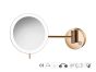 Sanco LED Cosmetic mirrors Μεγεθυντικός καθρέπτης x3 με LED PVD θερμό μπρονζέ γυαλιστερό MRLED-705-PVD-01PL