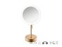 Sanco LED Cosmetic mirrors LED Επικαθήμενος Καθρέπτης μεγεθυντικός x3 PVD θερμό μπρονζέ βουρτσιστό MRLED-903-PVD-01BR