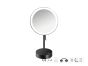 Sanco LED Cosmetic mirrors LED Επικαθήμενος Καθρέπτης μεγεθυντικός x3 Μαύρο ματ MRLED-903-Μ116