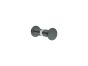 Sanco Glass Door Accessories Διπλό Πόμολο / Άγκιστρο Ανθρακί ανάγλυφο SET-GL0670-Μ118
