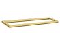 Sanco Glass Door Accessories Διπλή Λαβή / Πετσετοθήκη PVD χρυσό ορείχαλκο βουρτσιστό SET-GL0715-PVD-02BR