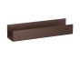 Sanco Shelves Ράφι 45cm Wenge ανάγλυφο SH-0502-W45-Α75