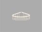 Sanco Shower Baskets Γωνιακή Θήκη Μόκα ματ 00008-M103