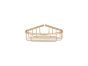Sanco Shower Baskets Γωνιακή Θήκη Μόκα ματ 00008-M103