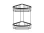 Sanco Shower Baskets Διπλή γωνιακή Θήκη Χρώμιο 00009-Α03