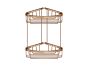 Sanco Shower Baskets Διπλή γωνιακή Θήκη Χρώμιο 00009-Α03