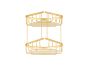 Sanco Shower Baskets Διπλή γωνιακή Θήκη Χρώμιο 00009-Α03