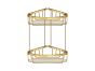 Sanco Shower Baskets Διπλή γωνιακή Θήκη Χρώμιο 00009-Α03