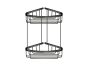 Sanco Shower Baskets Διπλή γωνιακή Θήκη Χρώμιο 00009-Α03