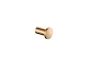 Sanco Bath Robe Hook & Door Stop Μονό Άγκιστρο Μόκα ματ 00671-M103
