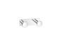Sanco Bath Robe Hook & Door Stop Διπλό Άγκιστρο Μόκα ματ 00682-M103