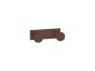 Sanco Bath Robe Hook & Door Stop Διπλό Άγκιστρο Μόκα ματ 00682-M103