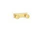 Sanco Bath Robe Hook & Door Stop Διπλό Άγκιστρο Μόκα ματ 00682-M103
