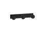 Sanco Bath Robe Hook & Door Stop Τριπλό Άγκιστρο Μόκα ματ 00683-M103