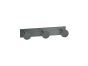 Sanco Bath Robe Hook & Door Stop Τριπλό Άγκιστρο Μόκα ματ 00683-M103