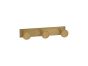 Sanco Bath Robe Hook & Door Stop Τριπλό Άγκιστρο Μόκα ματ 00683-M103