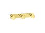 Sanco Bath Robe Hook & Door Stop Τριπλό Άγκιστρο Μόκα ματ 00683-M103