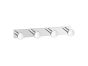 Sanco Bath Robe Hook & Door Stop Τετραπλό άγκιστρο Μόκα ματ 00684-M103