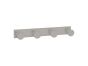 Sanco Bath Robe Hook & Door Stop Τετραπλό άγκιστρο Μόκα ματ 00684-M103