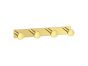Sanco Bath Robe Hook & Door Stop Τετραπλό άγκιστρο Μόκα ματ 00684-M103