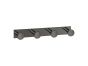 Sanco Bath Robe Hook & Door Stop Τετραπλό άγκιστρο Μόκα ματ 00684-M103