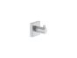 Sanco Iconic Single Bath Robe Hook Μαύρο ματ 26728-Μ116