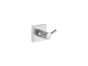 Sanco Iconic Double Bath Robe Hook Χρώμιο 26748-Α03