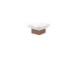 Sanco Bathroom Set Επικαθήμενη Σαπουνοθήκη Χρώμιο 90255-Α03