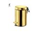 Sanco Waste Bins Χαρτοδοχείο 3 lt Soft Close (AISI 304) Σκούρο μπρονζέ ματ 90603-DM25