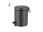 Sanco Waste Bins Χαρτοδοχείο 5lt Soft Closing System Inox 90680-Α90