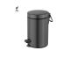 Sanco Waste Bins Χαρτοδοχείο 3lt Soft Closing System Inox 90689-Α90