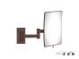 Sanco Cosmetic mirrors Μεγεθυντικός καθρέπτης x3 (Διπλό βραχίονα) Μπρονζέ ματ MR-301-Μ25