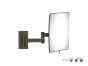 Sanco Cosmetic mirrors Μεγεθυντικός καθρέπτης x3 (Διπλό βραχίονα) Μπρονζέ ματ MR-301-Μ25