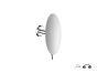 Sanco Cosmetic mirrors Μεγεθυντικός καθρέπτης x3 Μόκα ματ MR-702-M103