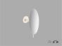 Sanco Cosmetic mirrors Μεγεθυντικός καθρέπτης x3 Μόκα ματ MR-702-M103