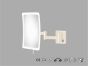 Sanco LED Cosmetic mirrors Μεγεθυντικός καθρέπτης x3 με LED Wenge ανάγλυφο MRLED-301-Α75