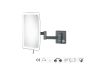 Sanco LED Cosmetic mirrors Μεγεθυντικός καθρέπτης x3 με LED Wenge ανάγλυφο MRLED-301-Α75