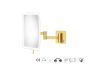 Sanco LED Cosmetic mirrors Μεγεθυντικός καθρέπτης x3 με LED Wenge ανάγλυφο MRLED-301-Α75
