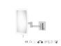 Sanco LED Cosmetic mirrors Μεγεθυντικός καθρέπτης x3 με LED Wenge ανάγλυφο MRLED-301-Α75