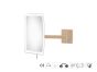 Sanco LED Cosmetic mirrors Μεγεθυντικός καθρέπτης x3 με LED Μπρονζέ ματ MRLED-305-Μ25
